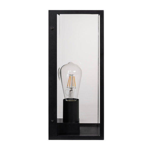 Bayside 316 Stainless Steel LED Exterior Wall Light Large Black