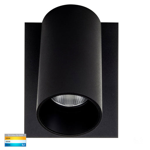 Revo TRI Colour LED Single Adjustable Wall Light Black
