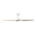 Fanco Infinity-iD V3 DC Ceiling Fan Without Light beechwood insitu beechwood side view