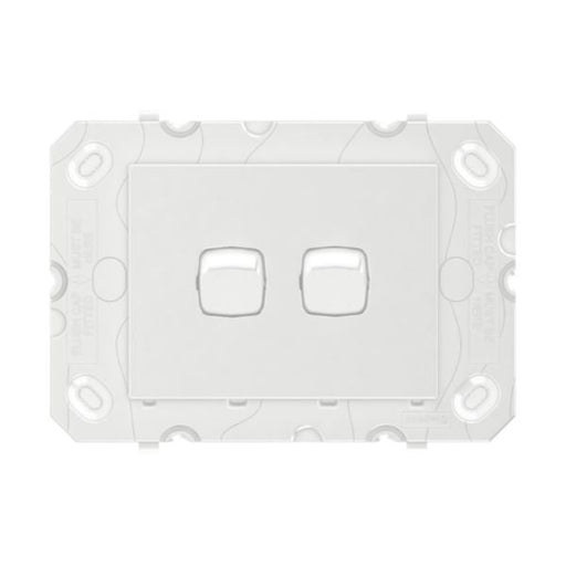 Legrand Arteor 770 2 Gang Complete Horizontal Switch white