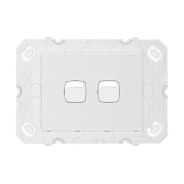 Legrand Arteor 770 2 Gang Complete Horizontal Switch white