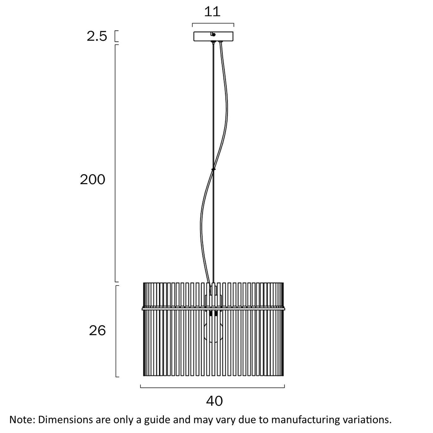 Telbix Quilo 40cm Pendant Telbix Quilo Pendant Light — TEDS Lights