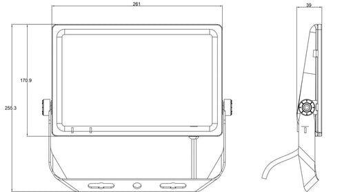 SAL Starpad LED Floodlight Slimline 50w