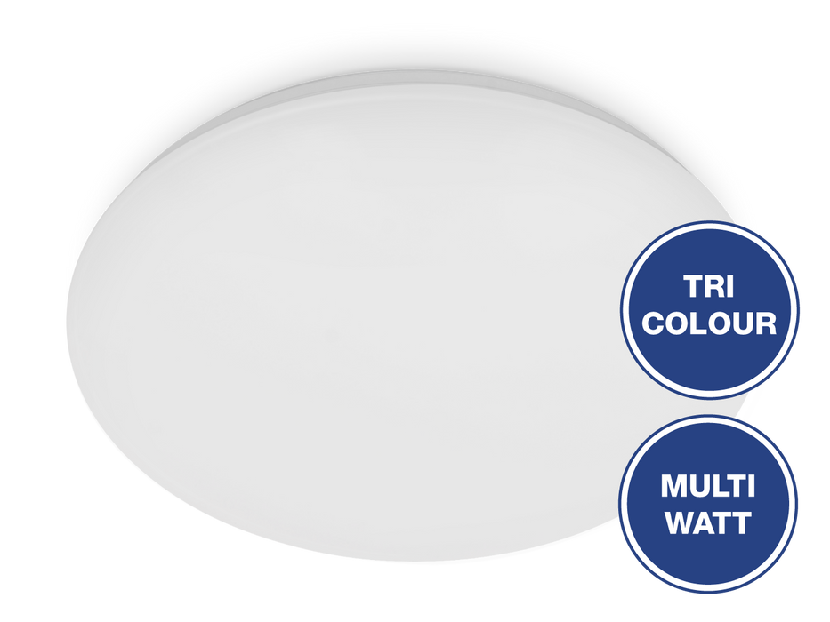 Sandy Multi Watt Dimmable 390mm LED Oyster