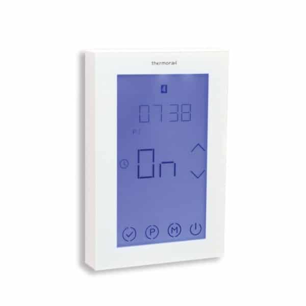 Thermorail Touch Screen 7 Day Timer - White