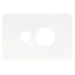 Hager Allure Single Powerpoint Cover Plate