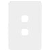 Hager Allure 2 Gang Hybrid Switch Plate