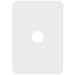 Hager Allure 1 Gang Switch Plate