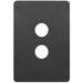Hager Allure 2 Gang Switch Plate