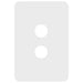 Hager Allure 2 Gang Switch Plate