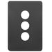 Hager Allure 3 Gang Switch Plate