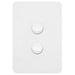 Hager Allure 2 Gang Switch
