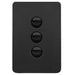 Hager Allure 3 Gang Switch