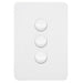 Hager Allure 3 Gang Switch