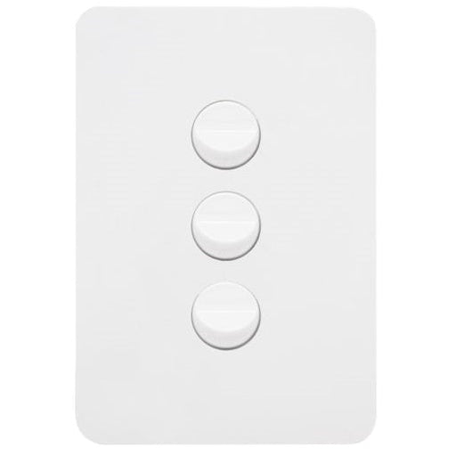 Hager Allure 3 Gang Switch