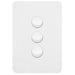 Hager Allure 3 Gang Switch