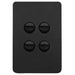 Hager Allure 4 Gang Switch