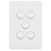 Hager Allure 5 Gang Switch