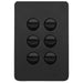Hager Allure 6 Gang Switch