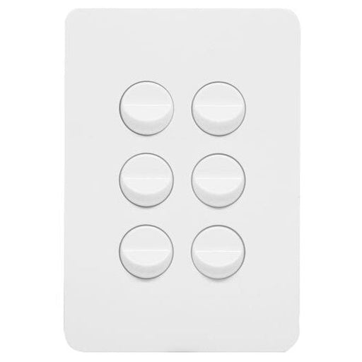 Hager Allure 6 Gang Switch