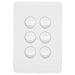 Hager Allure 6 Gang Switch