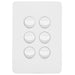Hager Allure 6 Gang Switch