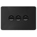 Hager Allure 3 Gang IP44 Horizontal Switch