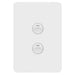 Hager Allure 2 Gang IP44 Vertical Switch