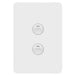 Hager Allure 2 Gang IP44 Vertical Switch