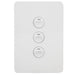Hager Allure 3 Gang IP44 Vertical Switch