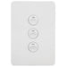 Hager Allure 3 Gang IP44 Vertical Switch
