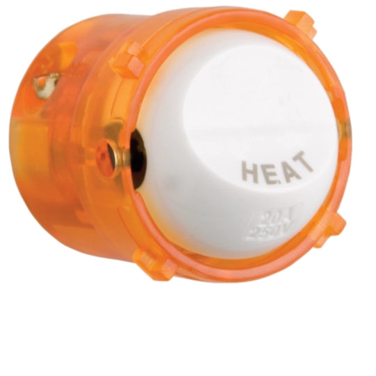 Hager Switch Mechanism 20A Marked HEAT Gloss white