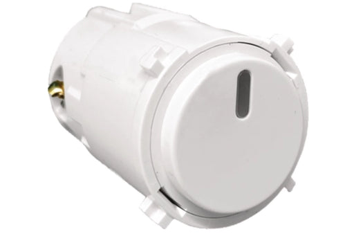Hager RotoLoc Push Button Momentary Mechanism 6a Matt White