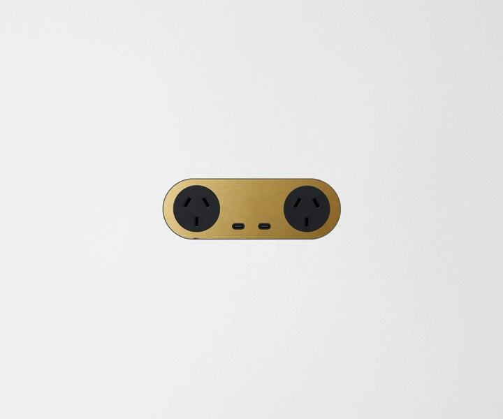 ZETR Carbon Nano Double Powerpoint USB-C Faceplate