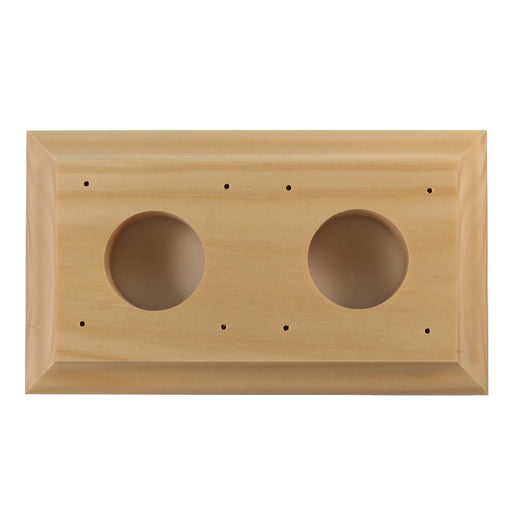 Classic Series Bungalow Oblong Mounting Block For 2 Switches