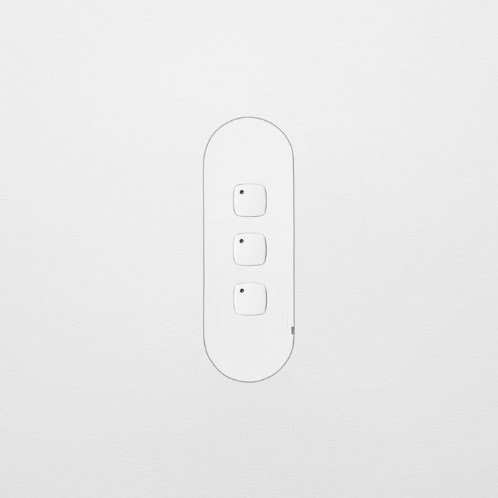 ZETR 13 Series 3 Gang Switch Grid With Faceplate