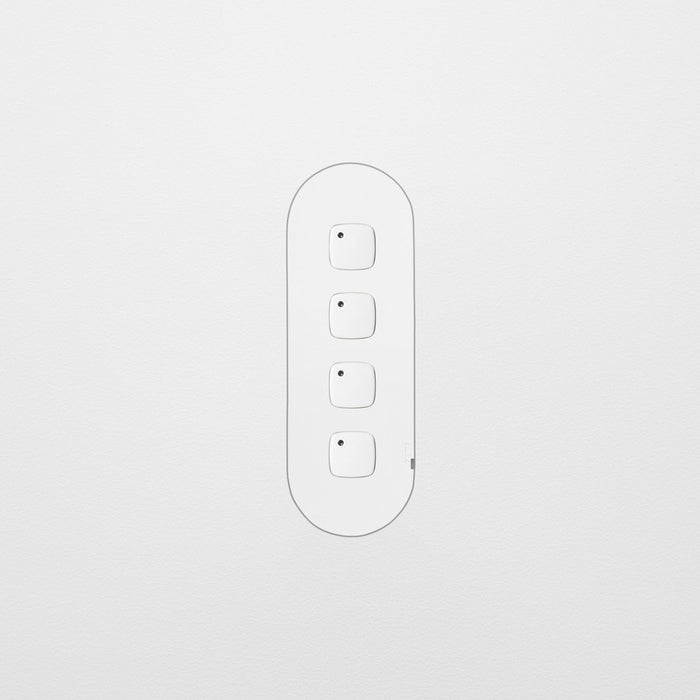 ZETR 13 Series 4 Gang Switch Grid With Faceplate