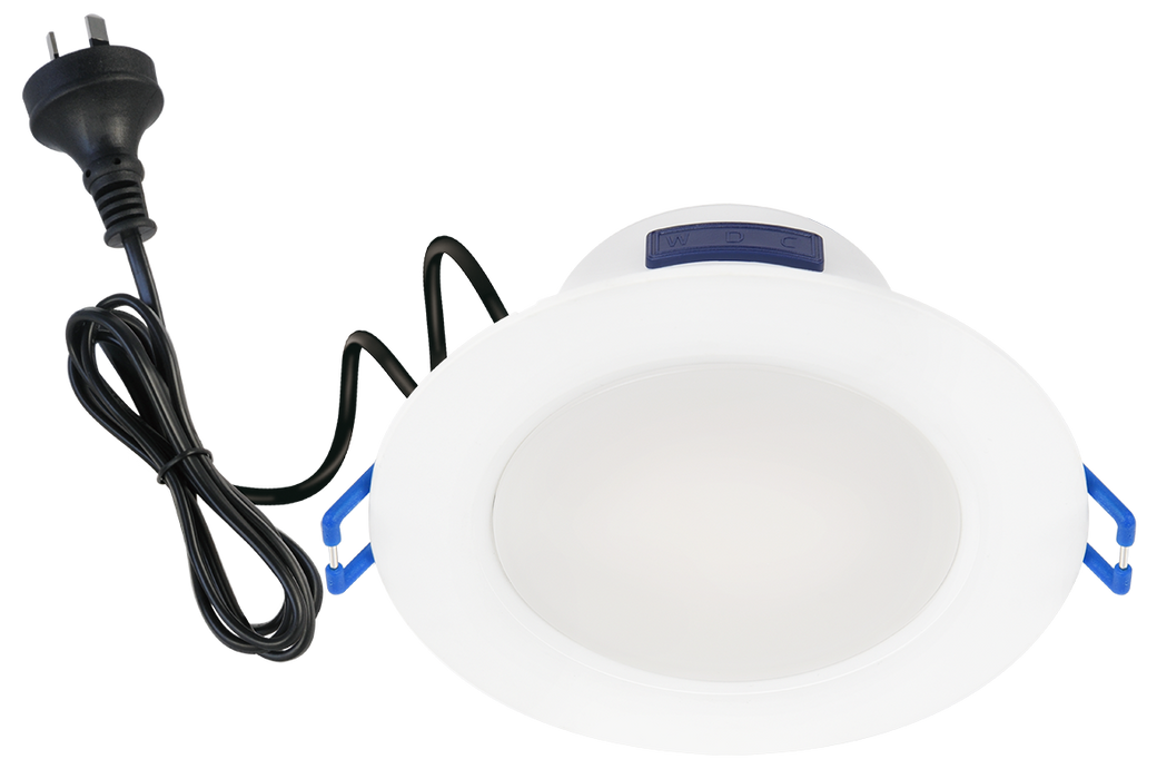 Trade Value Flush LED Dimmable Downlight 7w TRI Colour White Trim