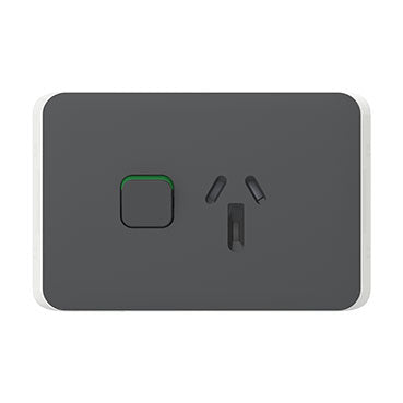 Clipsal Iconic Single Powerpoint Cover Plate 10A