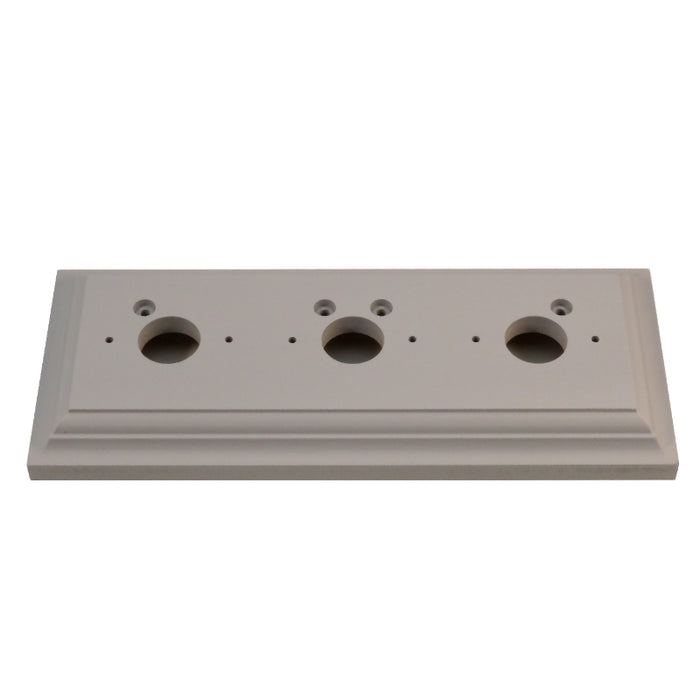 Classic Series Oblong Mounting Block For 3 Switches