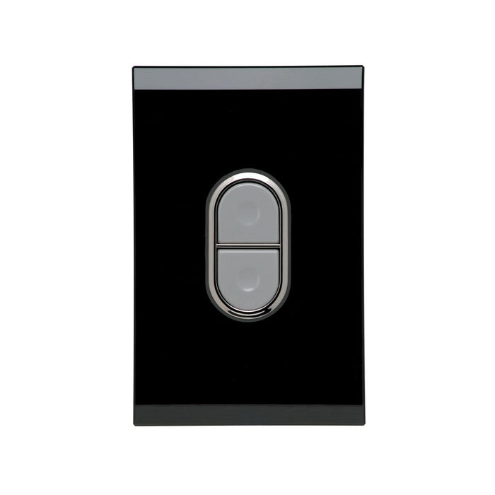 Clipsal Saturn Series Double Pole Cooker Switch 32a, Espresso Black