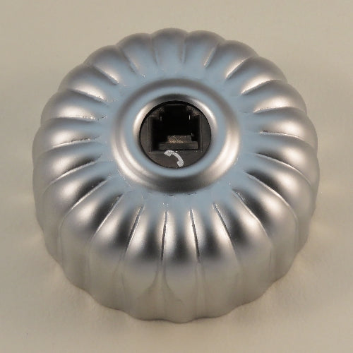 Classic 45 Series Plate With Telephone Socket With Fluted Deep Covers