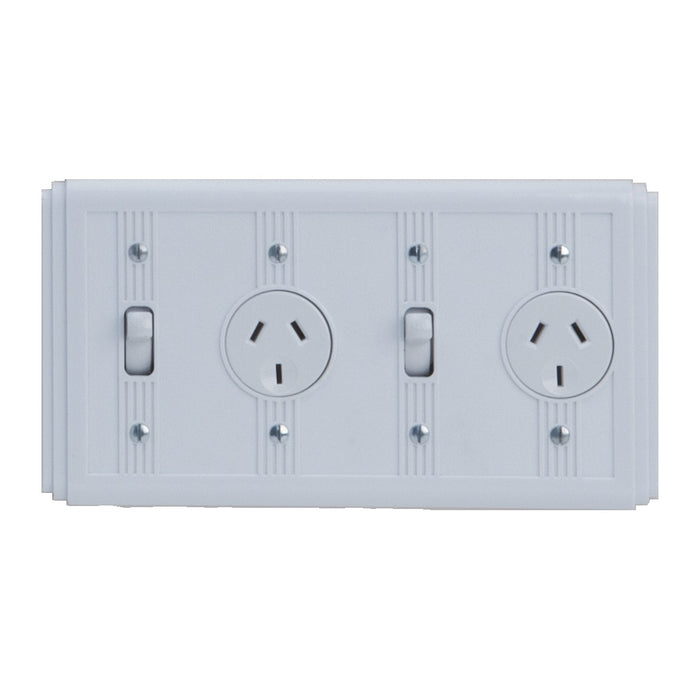 Classic 60 Series Double Power Point Outlet