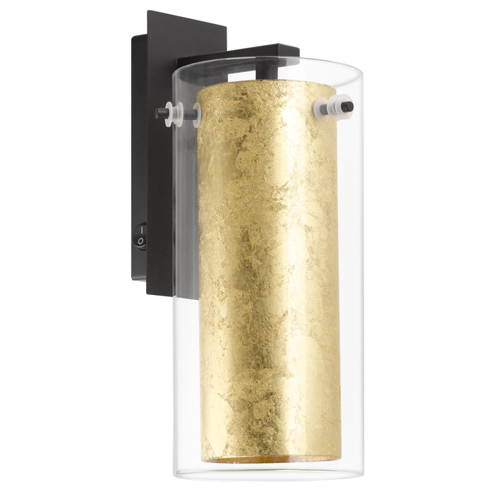 Pinto Gold - Cylindrical Wall Light