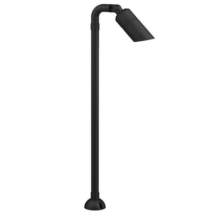 Aqualux Hydra | Curved Head Tall Surface Mount Pathway Light