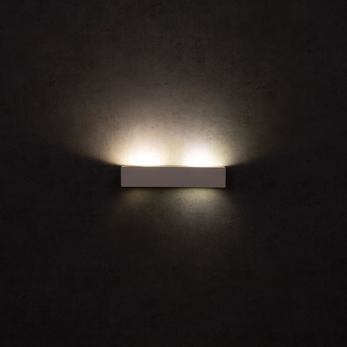 DOMUS - Medium Ceramic Rectangular Block Wall Light