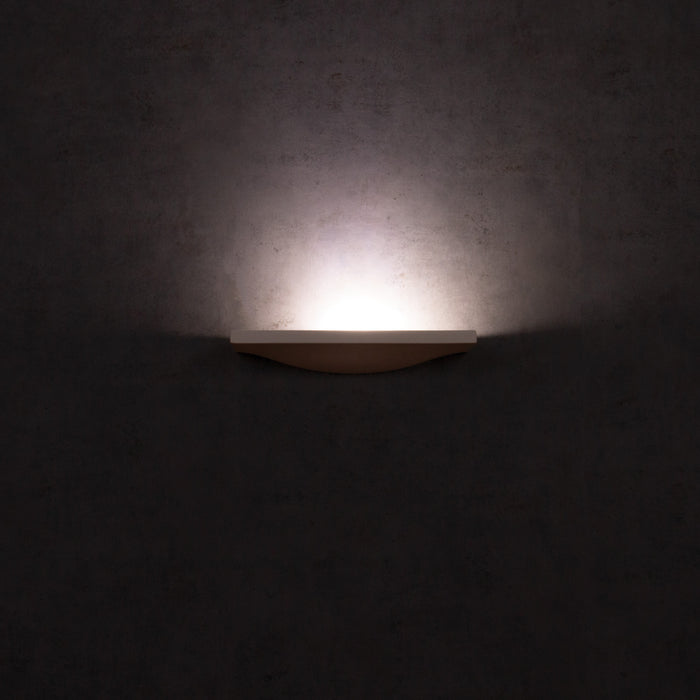 DOMUS - Ceramic Curved Rectangular Wall Light