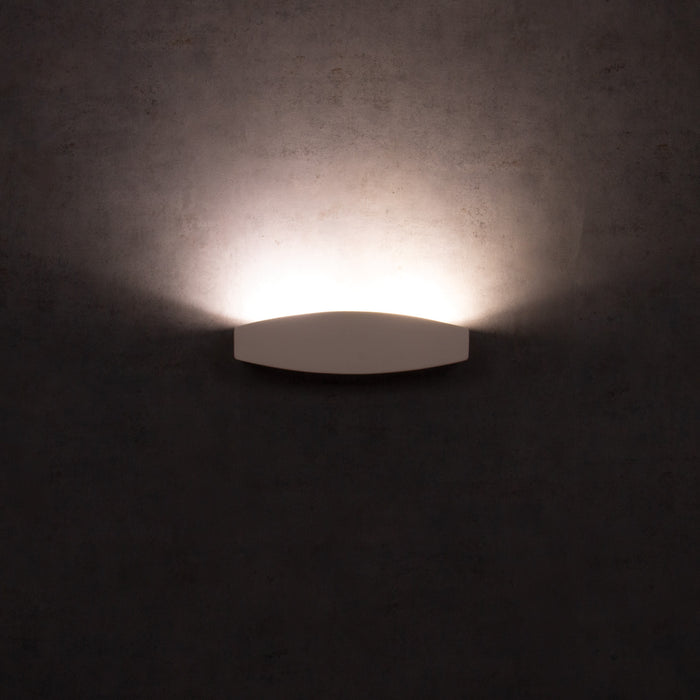 DOMUS - Ceramic Oval Shaped Wall Light