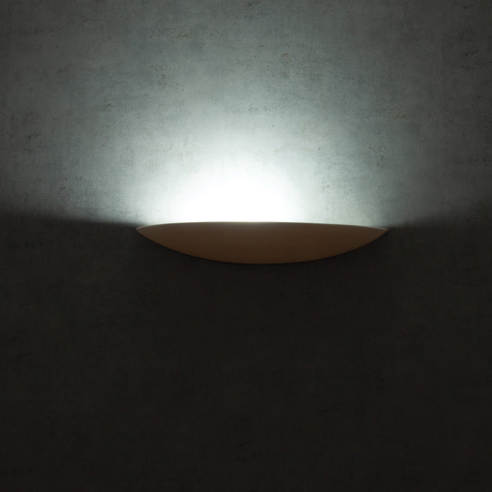 DOMUS - Large Ceramic Dish Shaped Wall Light