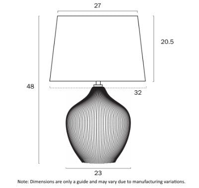 Borneo Ceramic Table Lamp